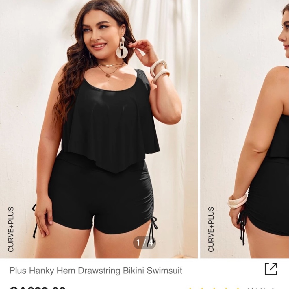 SHEIN plus sized bathing suit